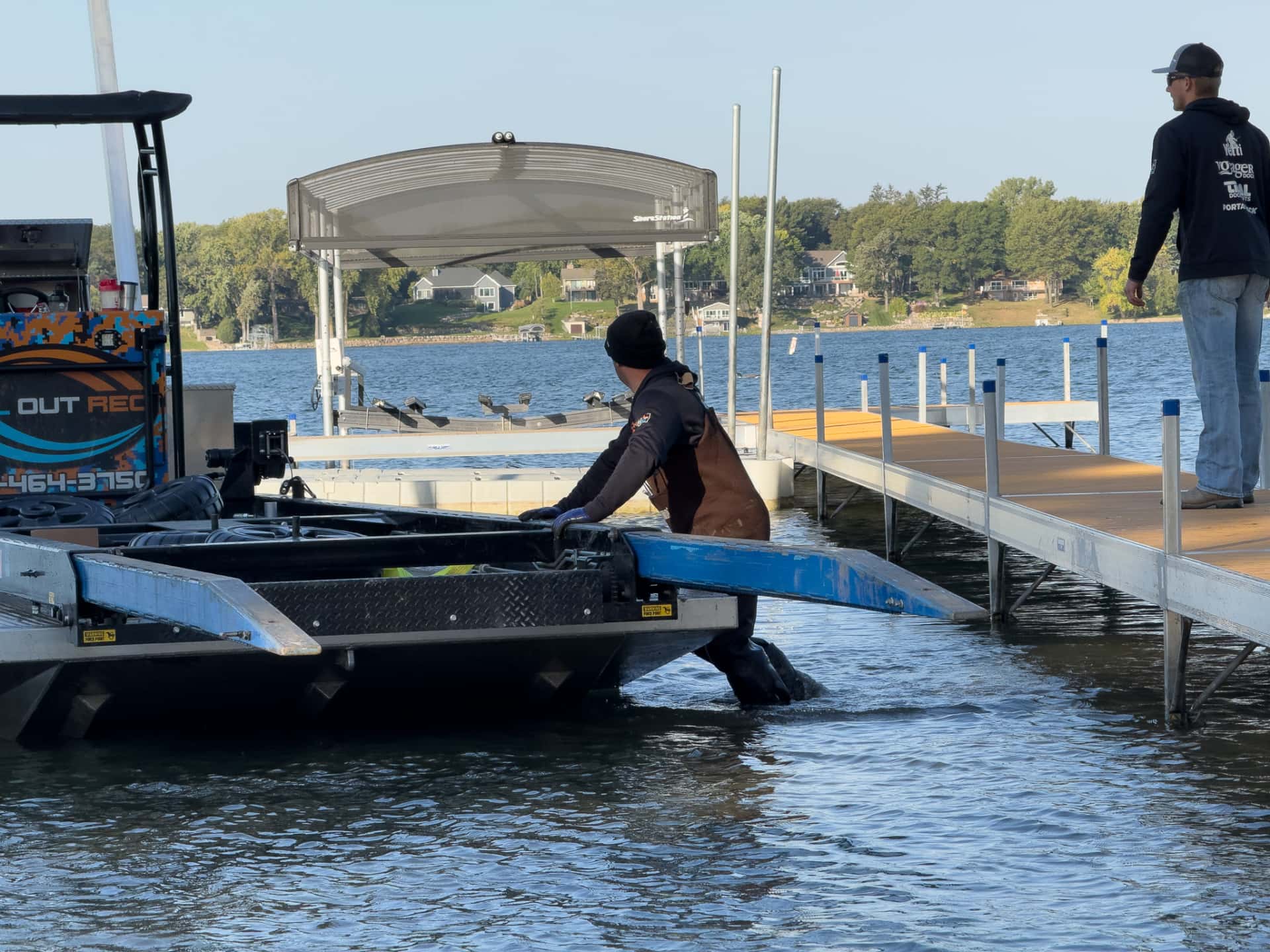 Dock & Lift Installation & Removal | All Out Rec MN Lakefront Experts
