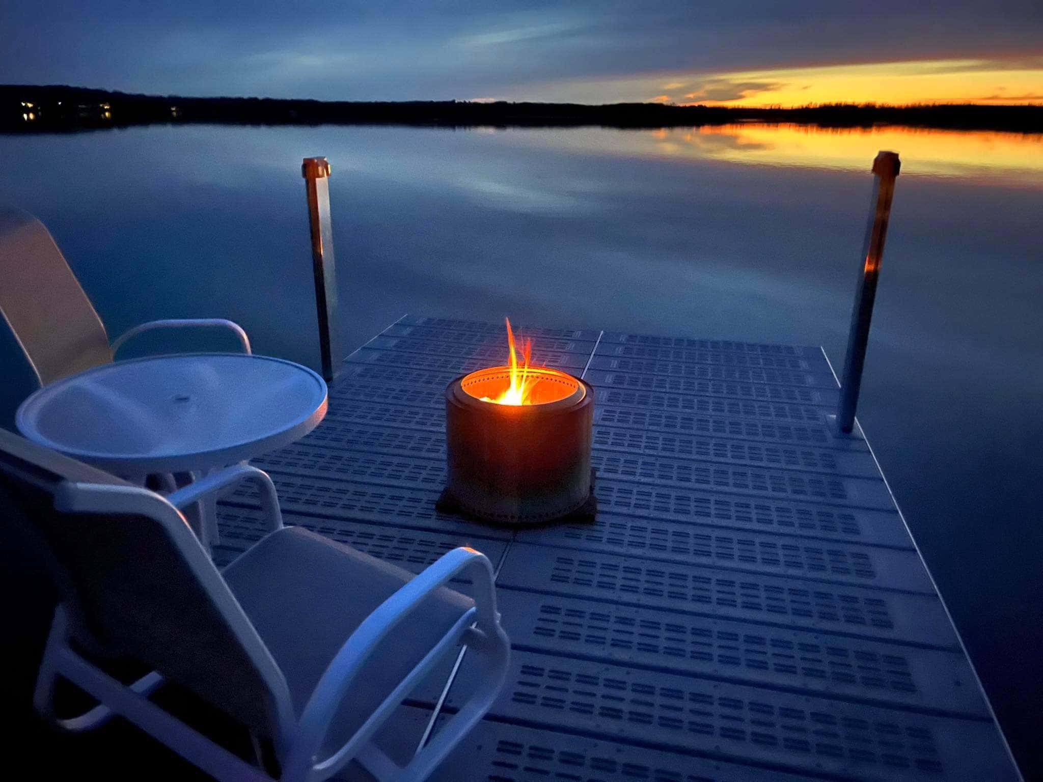 bonfire-on-dock