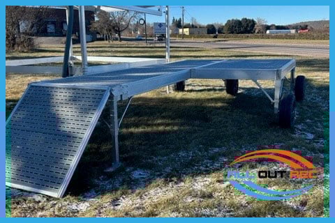 Tidal Roll in Dock 4' x 16' with 8' x 5' L
